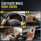 ⏳Limited-time 50% off💥Four Seasons Universal Luminous Nappa Leather Car Steering Wheel Cover Non Slip Breathable Wear Resistant Protector for Round and D Shaped Wheels