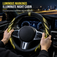 ⏳Limited-time 50% off💥Four Seasons Universal Luminous Nappa Leather Car Steering Wheel Cover Non Slip Breathable Wear Resistant Protector for Round and D Shaped Wheels