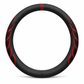 ⏳Limited-time 50% off💥Four Seasons Universal Luminous Nappa Leather Car Steering Wheel Cover Non Slip Breathable Wear Resistant Protector for Round and D Shaped Wheels
