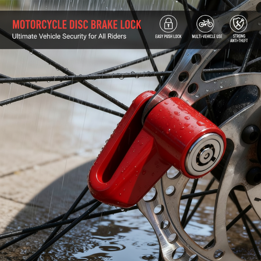 ⏳Limited-time 50% off💥Heavy-Duty Disc Brake Lock – Anti-pick, Sturdy, Easy-lock 🛵