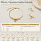 ⏳Limited-time 50% off💥Women Double Layer Gold Tone Heart Charm Anklet with Small Beads Foot Jewelry Gift