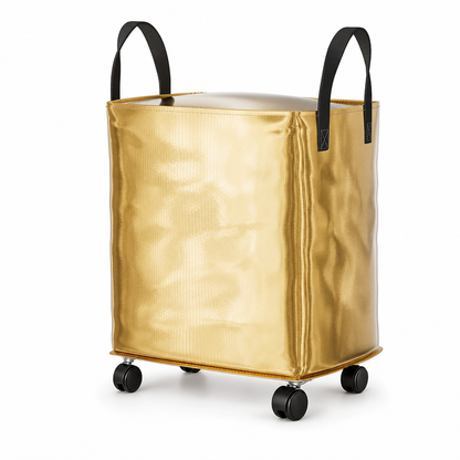 ⏳Limited-time 50% off💥Large Capacity Waterproof Foldable Moving Bag with Wheels Heavy Duty Rolling Storage Tote for College Dorm and Household Organization