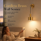 ⏳Limited-time 50% off💥Battery Operated Wall Sconce Wall Mounted Dimmable Lamp with Remote Control for Bedroom Bedside and Living Room