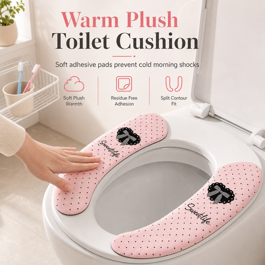 ⏳Limited-time 50% off💥Electrostatic Toilet Seat Cushions – Traceless Stick-On Pads, 1 Pair