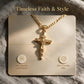 ✝️ 50% OFF! ✨ Unisex Portrait Cross Pendant Necklace with 18K Gold Plated Chain – Sculpted High-Relief Sacred Portrait, Iced-Out Micro-Pave AAA+ Cubic Zirconia, Multi-Layer 18K Gold Plating & Hypoallergenic Skin-Friendly – 4 Chain Styles 💎
