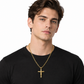 ✝️ 50% OFF! ✨ Unisex Portrait Cross Pendant Necklace with 18K Gold Plated Chain – Sculpted High-Relief Sacred Portrait, Iced-Out Micro-Pave AAA+ Cubic Zirconia, Multi-Layer 18K Gold Plating & Hypoallergenic Skin-Friendly – 4 Chain Styles 💎
