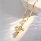 ✝️ 50% OFF! ✨ Unisex Portrait Cross Pendant Necklace with 18K Gold Plated Chain – Sculpted High-Relief Sacred Portrait, Iced-Out Micro-Pave AAA+ Cubic Zirconia, Multi-Layer 18K Gold Plating & Hypoallergenic Skin-Friendly – 4 Chain Styles 💎