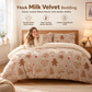 ⏳Limited-time 50% off💥Printed Thick Warm 3-Piece Bedding Set for Autumn and Winter