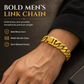 ⏳Limited-time 50% off💥⌚ Men's Vietnamese Sand-Gold Style Bracelet – Matte Sandblasted Finish & Watch Clasp💎