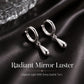 Minimalist Water Drop Circle Hoop Earrings for Women Elegant Huggie Earrings 1 Pair